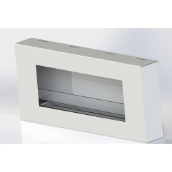 FirePlace Flat Pro 90 cm glass